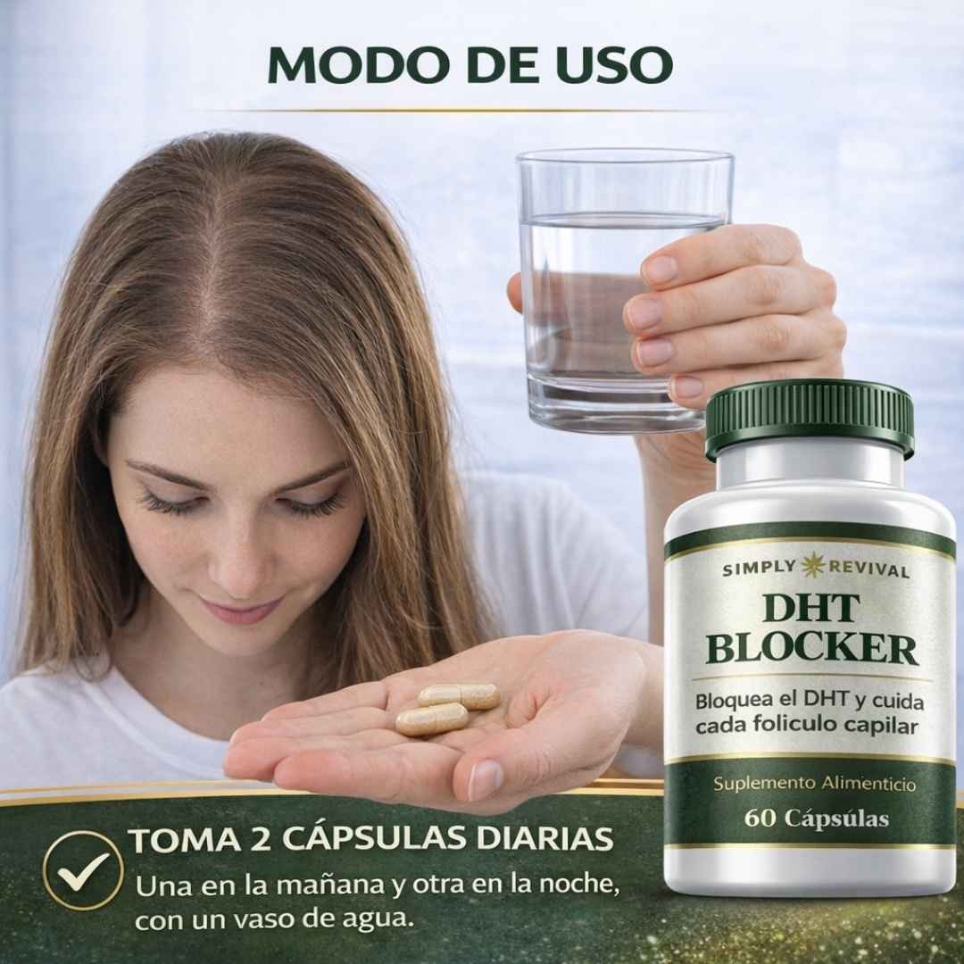 DHT Blocker – Apoyo Integral para un Cabello Más Fuerte y Grueso