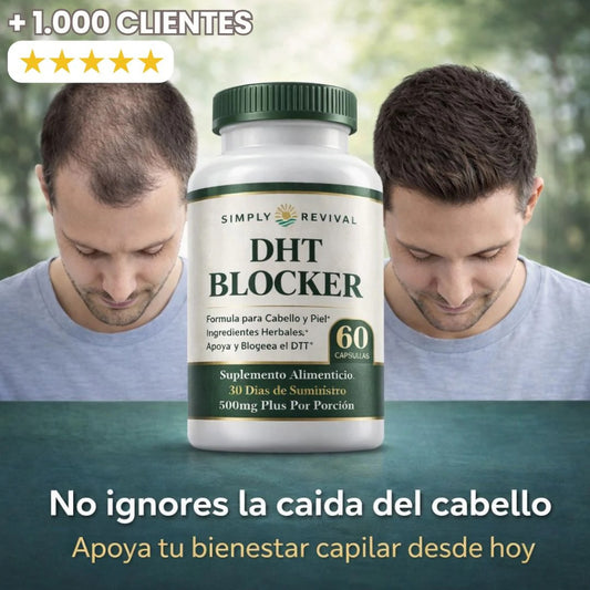 DHT Blocker – Apoyo Integral para un Cabello Más Fuerte y Grueso