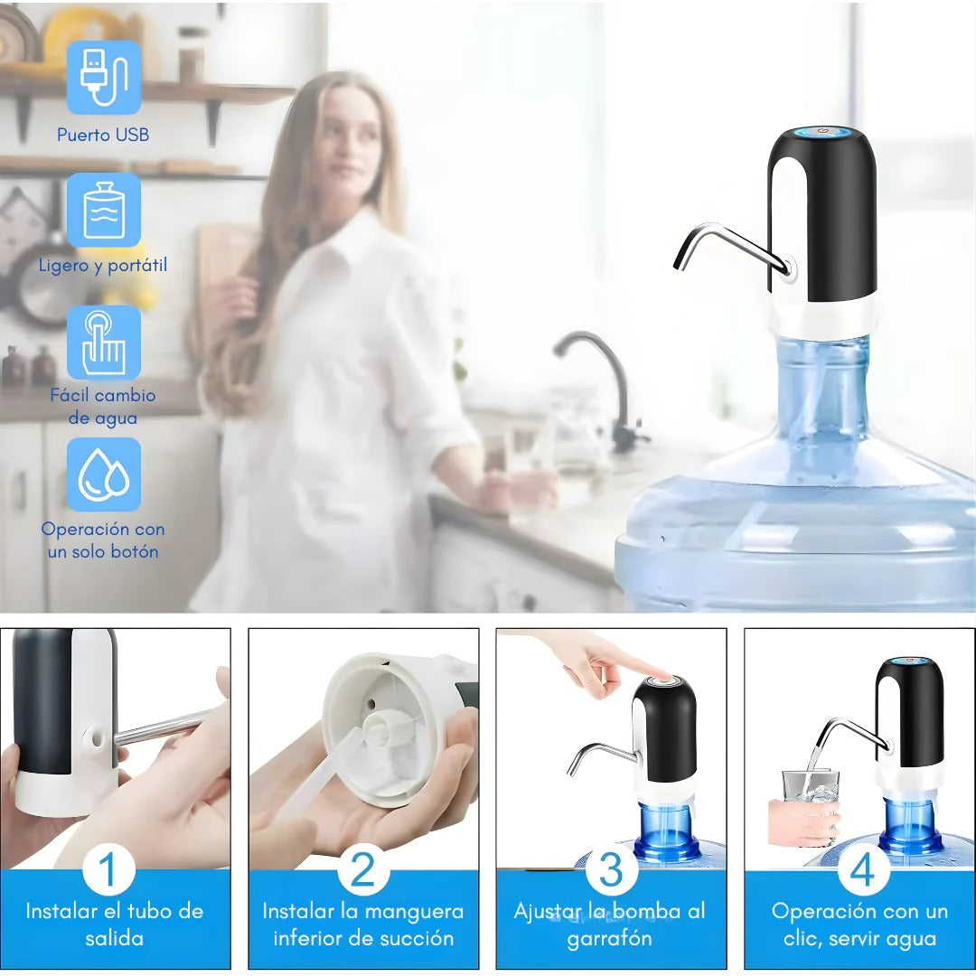 DISPENSADOR ELÉCTRICO DE AGUA-Elimine el esfuerzo y los derrames