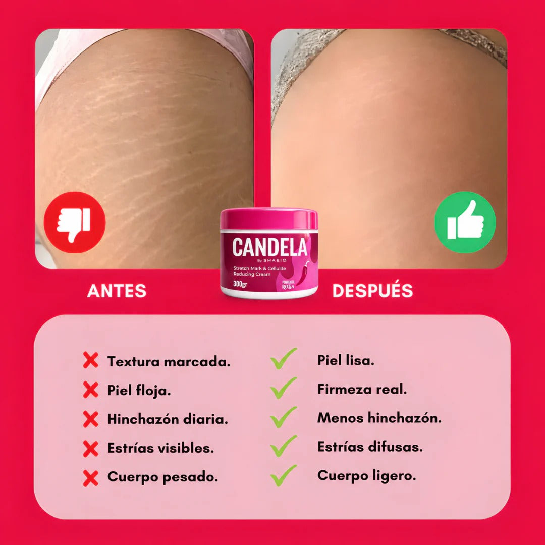 CANDELA CREAM – Firmeza visible, piel renovada y cuidado profundo desde la primera aplicación