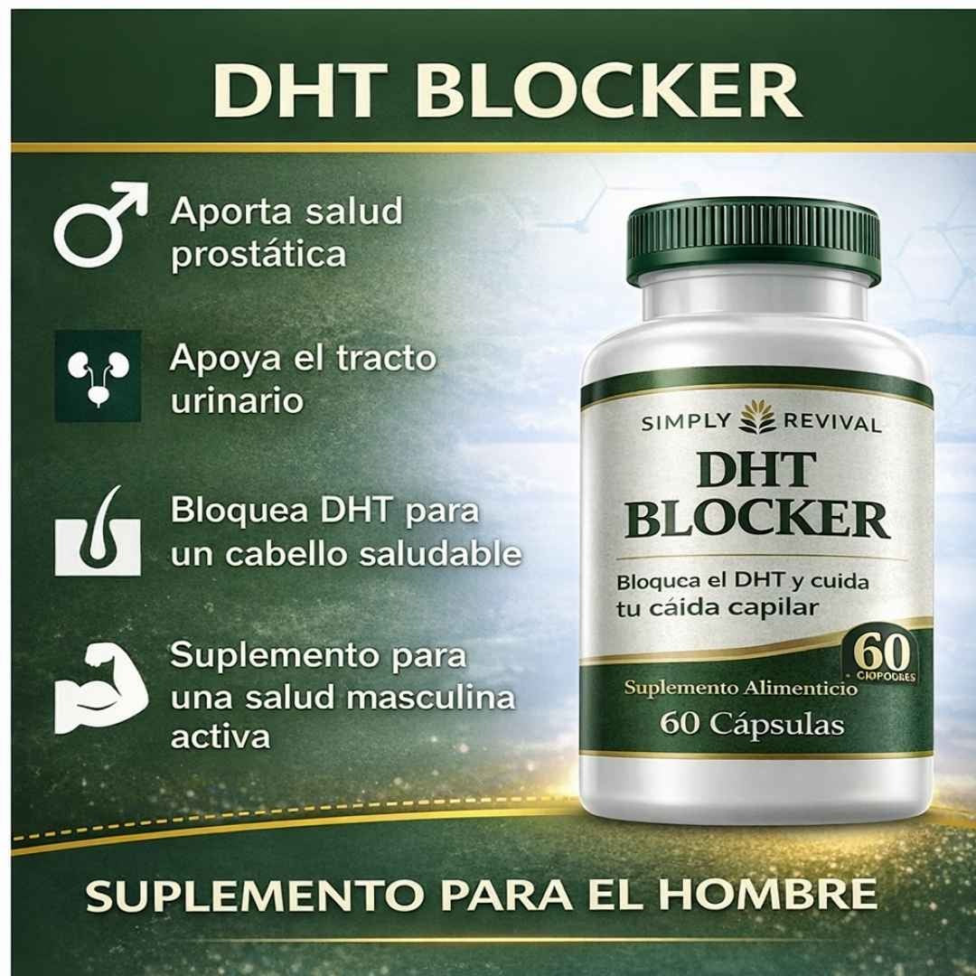 DHT Blocker – Apoyo Integral para un Cabello Más Fuerte y Grueso