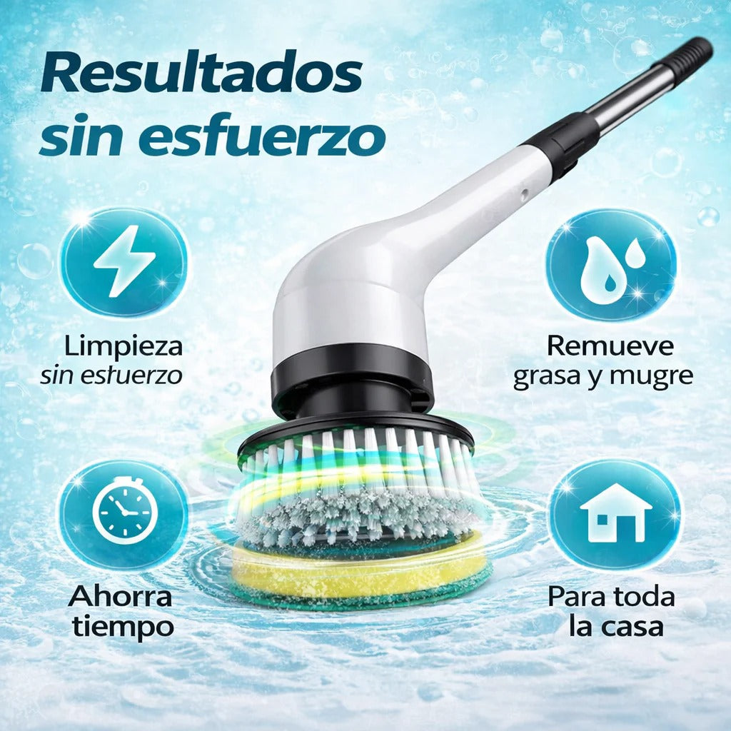 Cepillo de Limpieza Eléctrico Inalámbrico 9 en 1: Deja Tu Casa Brillando Sin Frotar Ni Cansarte.