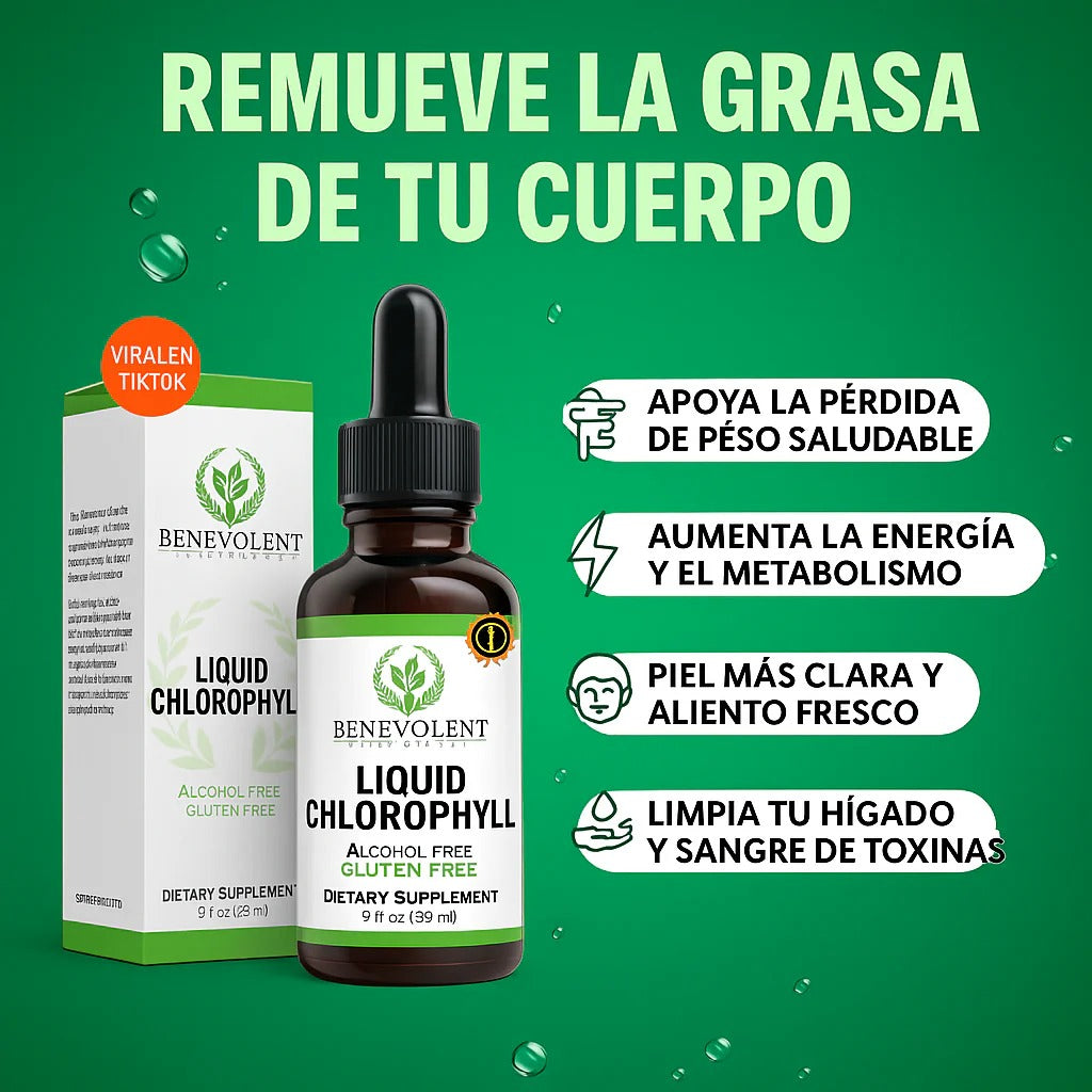 Clorofila Líquida Natural – Un hábito simple para tu día a día