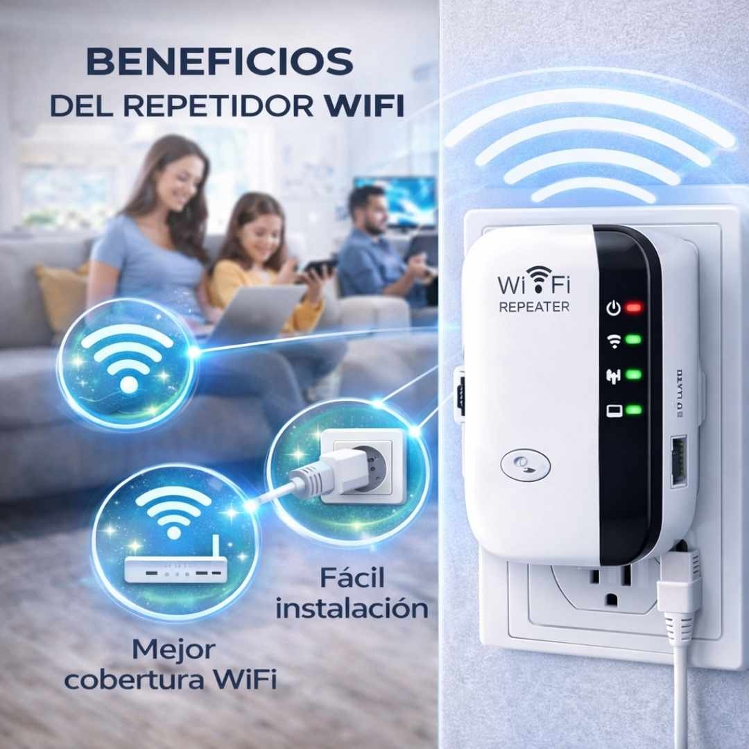 Repetidor Amplificador De Señal Wifi